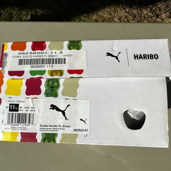 Puma Suede Haribo Green FL Shoes 11.5 New. - Picture 4 of 5